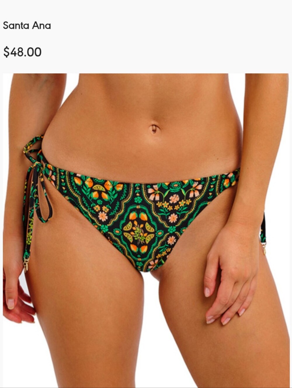 Freya Bikini Sunset In Seville Tie Side - XL